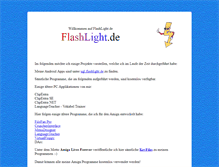Tablet Screenshot of flashlight.de